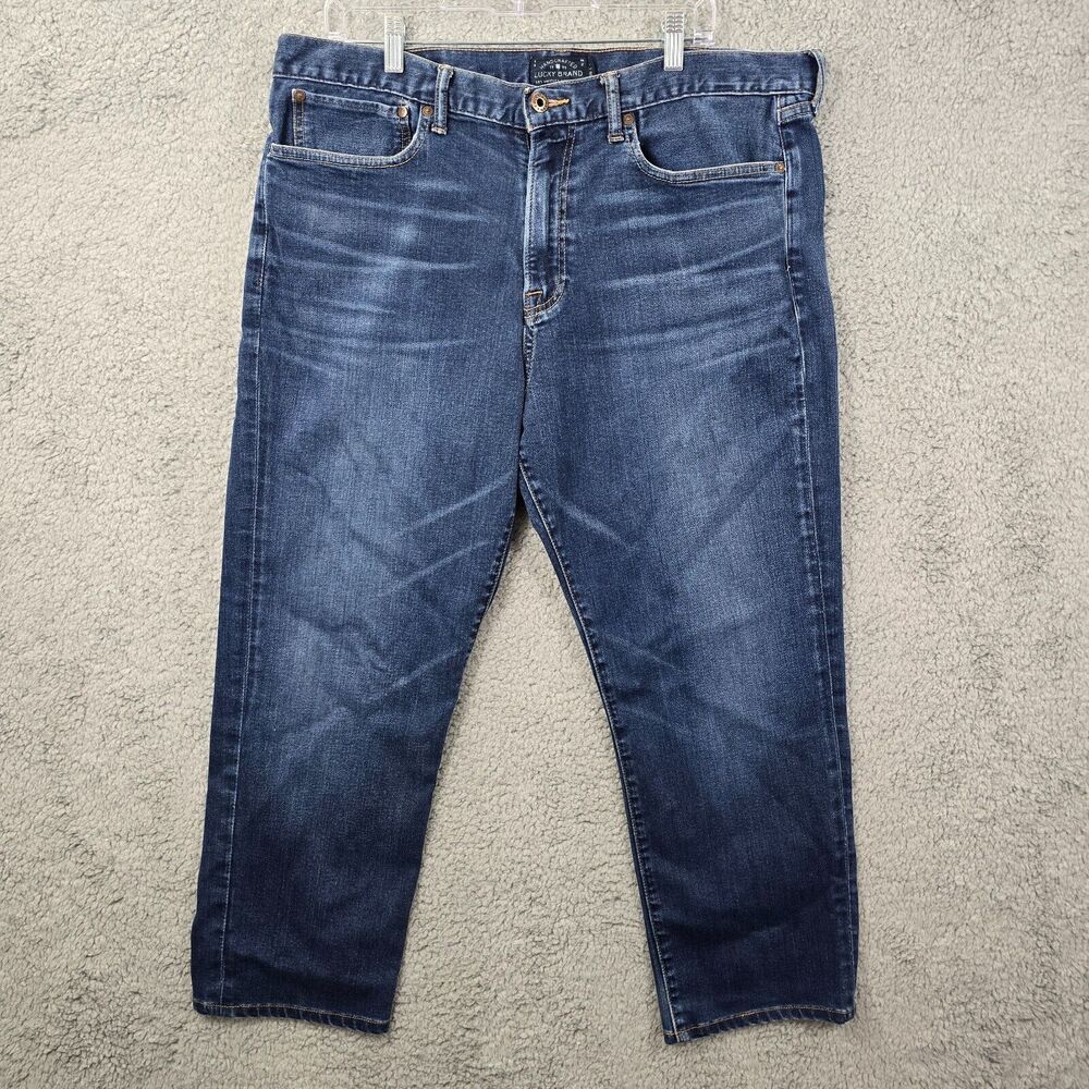 Lucky Brand Men's Blue 121 Heritage Slim Jeans Size 38x26